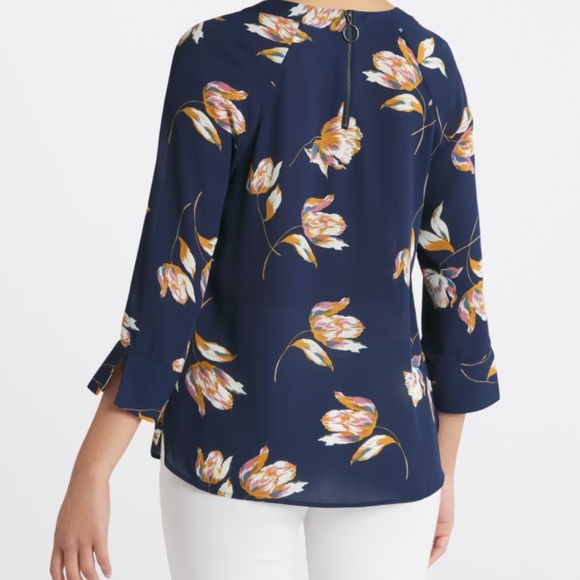 Daniel Rainn Jimmie Zipper Detail Blouse - Picture 2 of 2